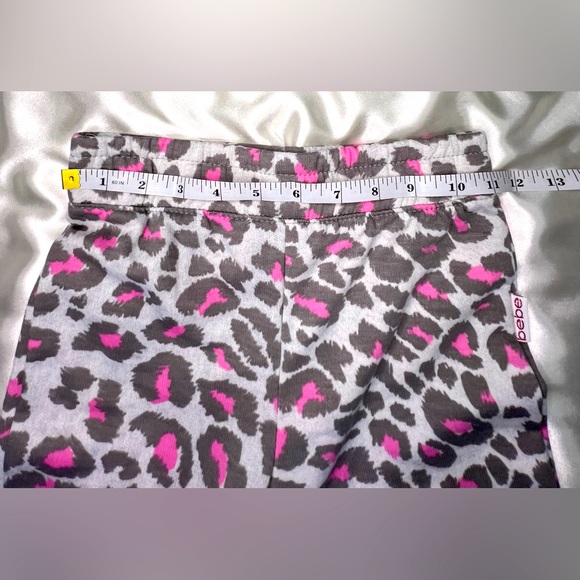 Bebe Girls Pink/Grey Leopard Lounge Set-NWOT - Picture 8 of 8